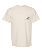 Ivory Classic Longleaf short-sleeve pocket tee, front view