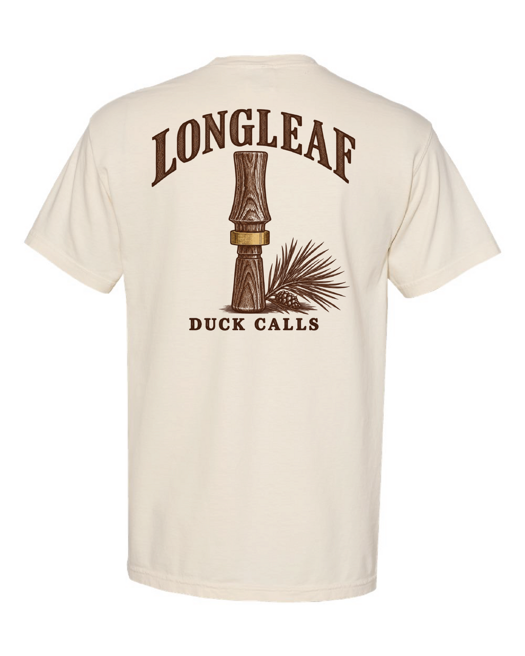 Ivory Longleaf Duck Call SS Tee, back view