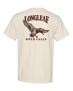 Ivory Longleaf Mallard SS Tee, back view