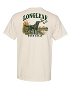 Ivory Longleaf Retriever SS Tee, back view